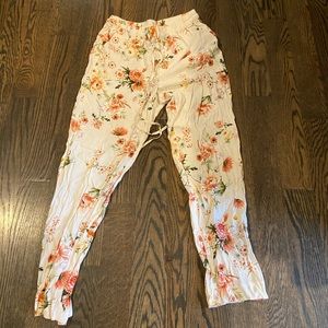 Zara floral pants